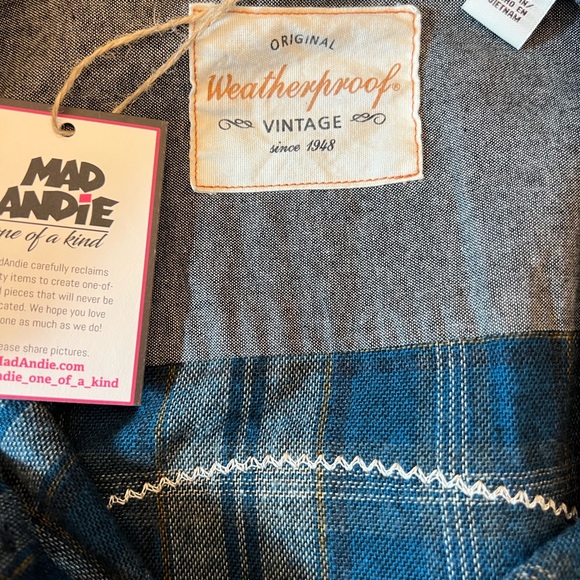 San Jose Sharks One-of-a-Kind Weatherproof Vintage Custom Unisex Flannel - Picture 4 of 5